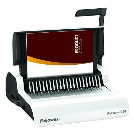 Fellowes Pulsar+ 300 Encuadernadora de Canutillo Blanco/Gris